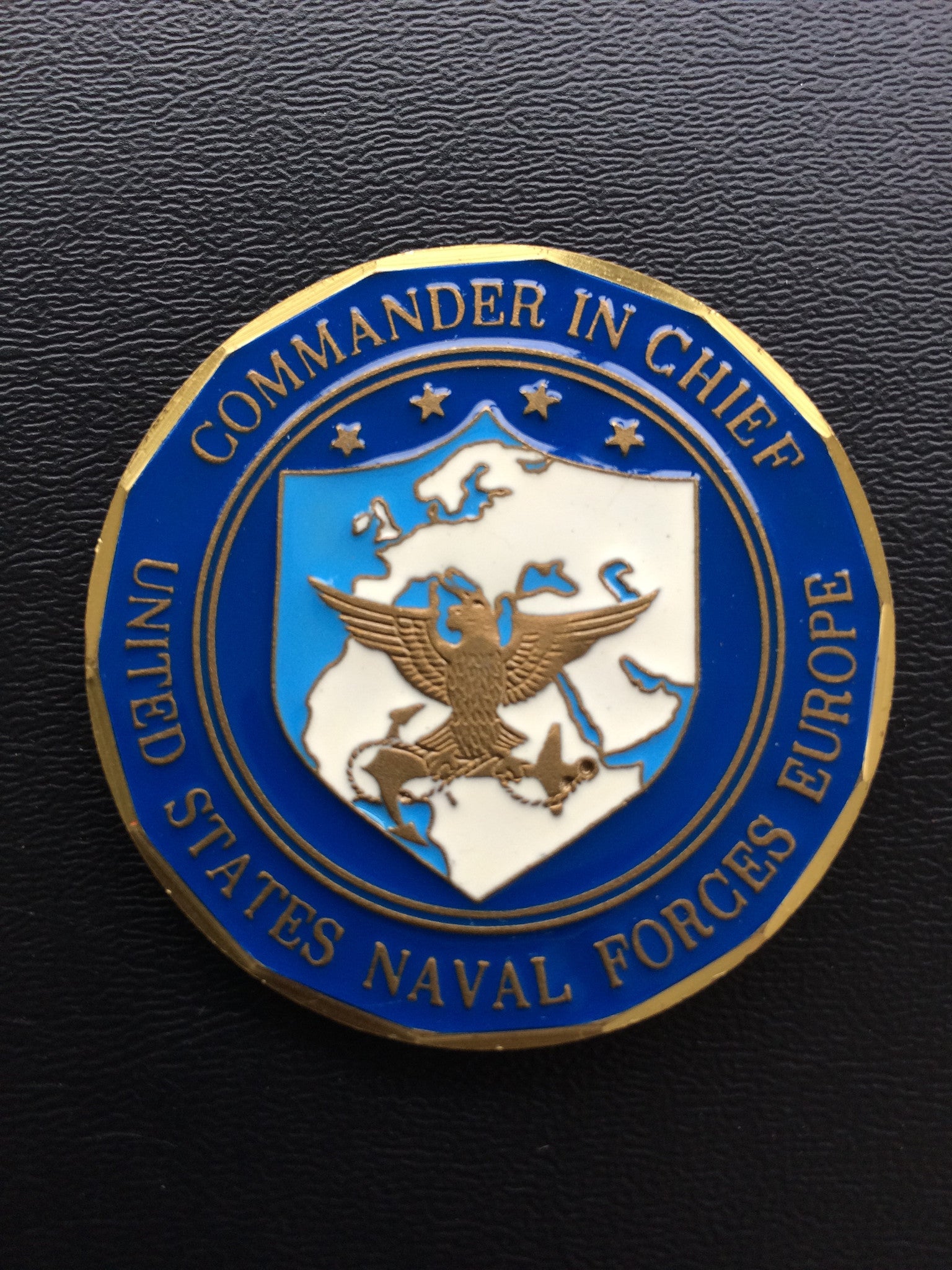 US Naval Forces Europe Commander in Chief (CINCUSNAVEUR) Admiral James O. Ellis