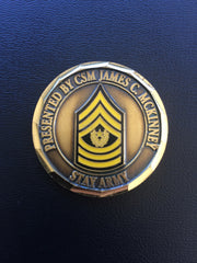 USAREUR Command Sergeant Major (CSM) James C. McKinney