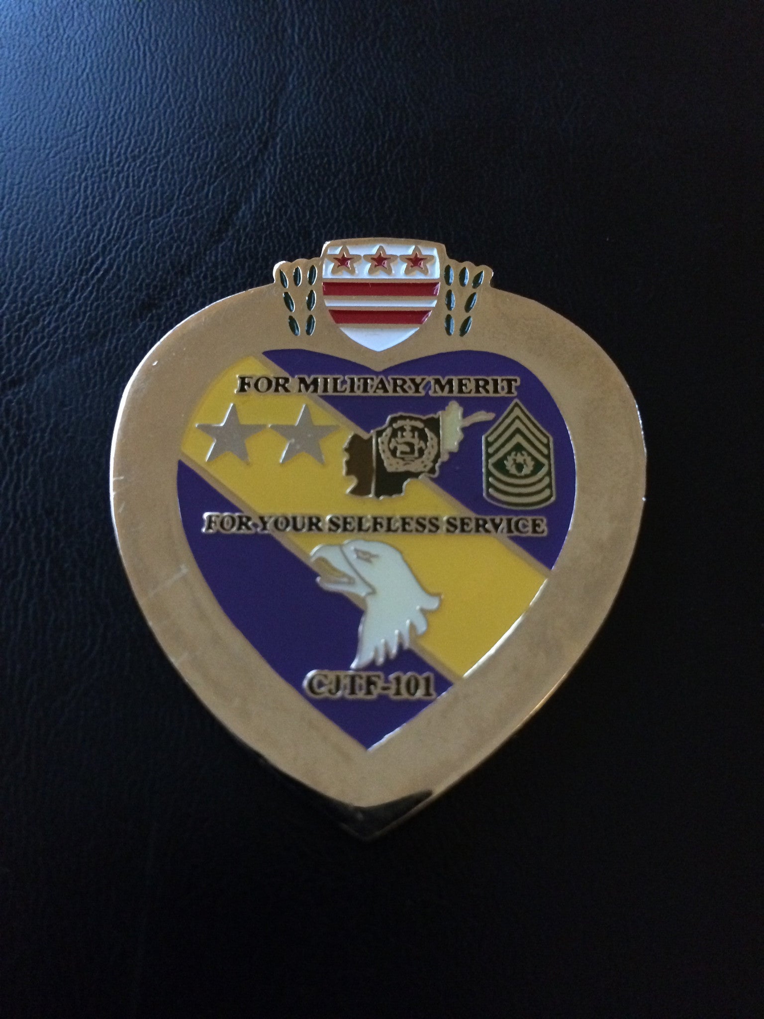 CJTF-101 Afghanistan PURPLE HEART (Version 2)