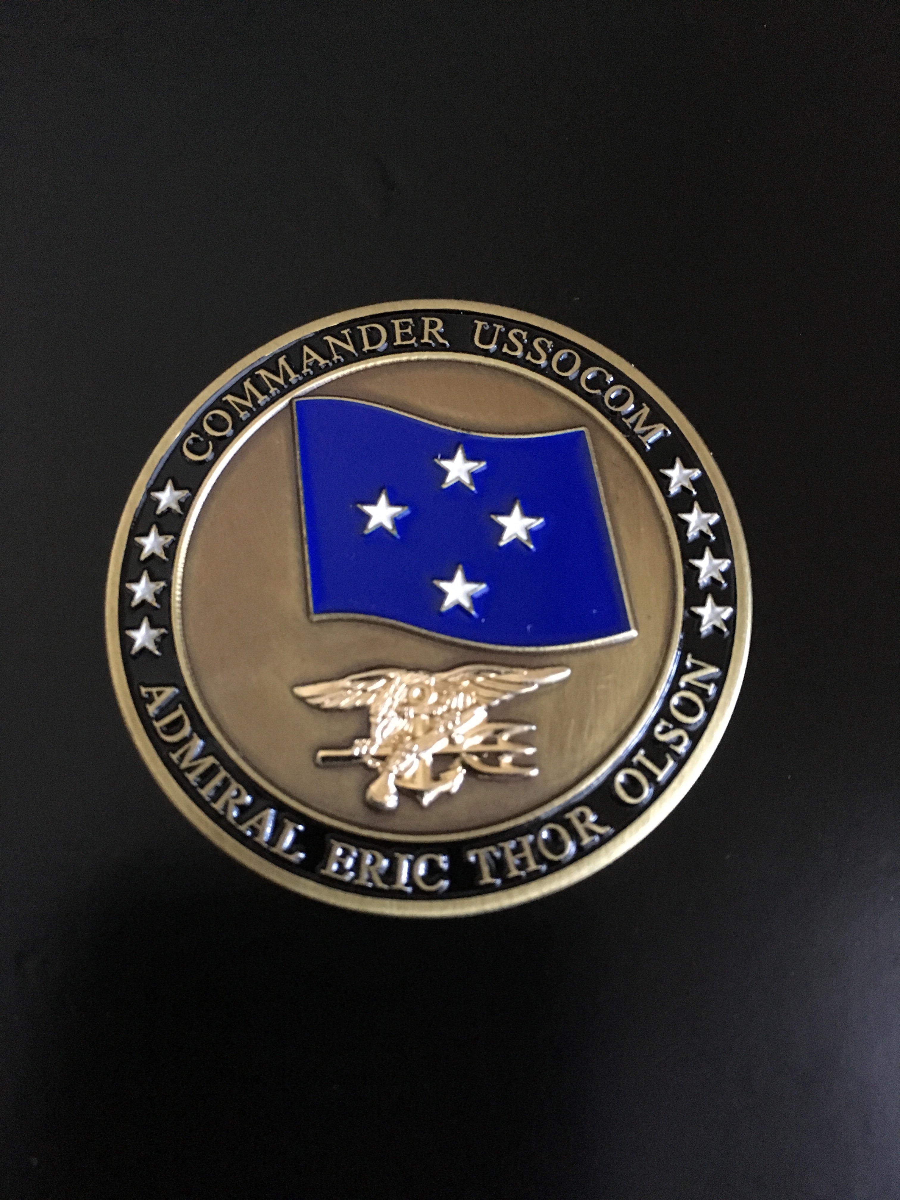 SOCOM Commander (8th) Admiral Eric Olson