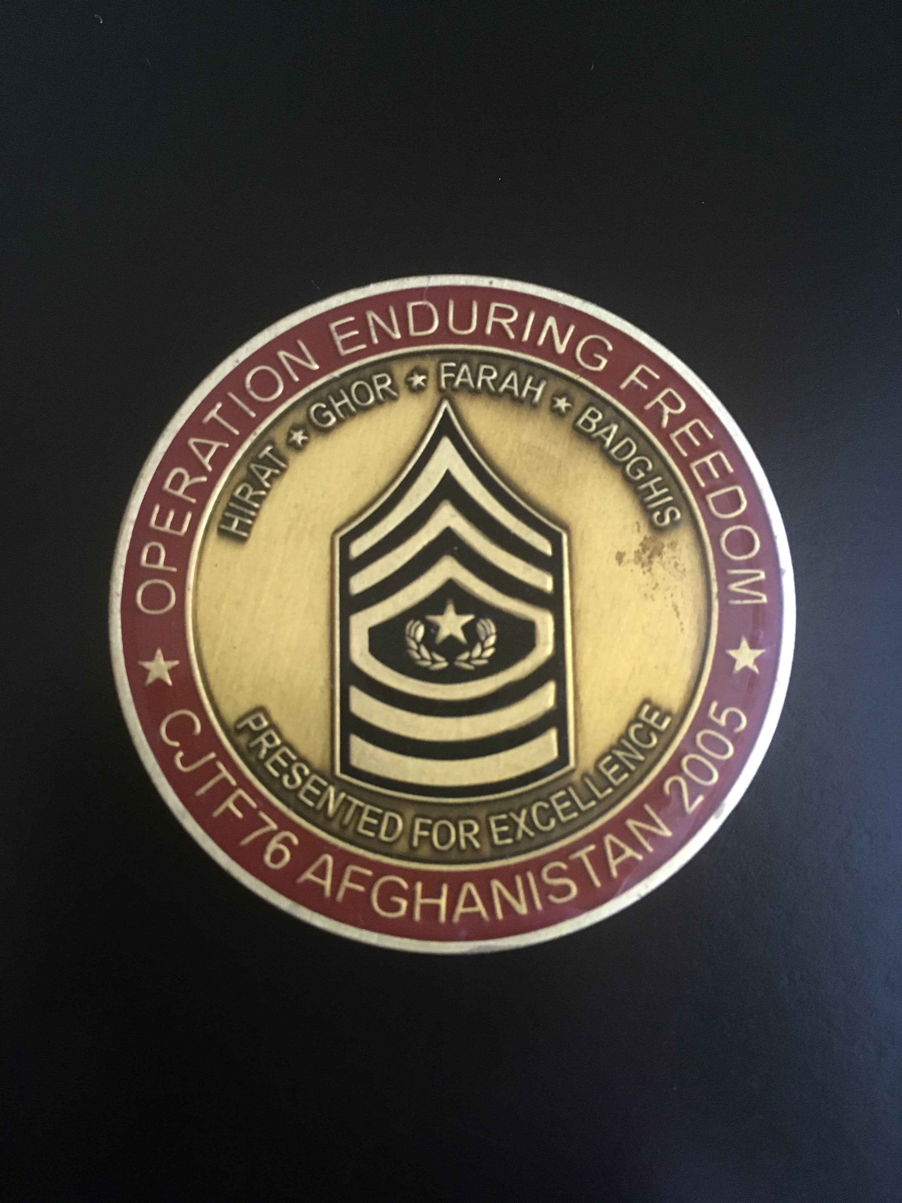 SETAF Command Sergeant Major CSM Iuniasolua Savusa
