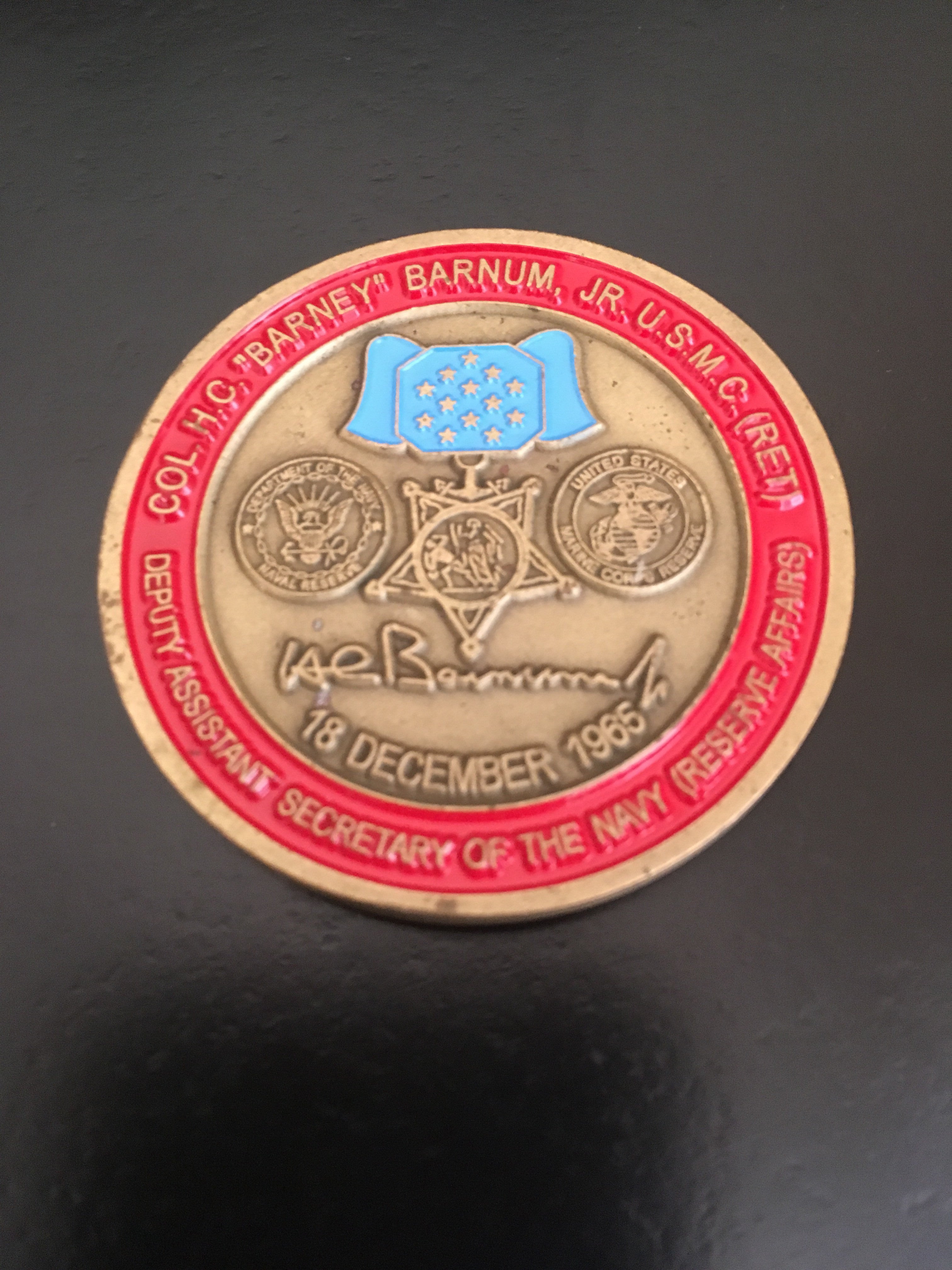 Deputy Assistant Secretary of the Navy H. C. Barnum