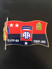 RC-South Commander & CSM OEF XII CJTF-82 MG Huggins & CSM Lambert