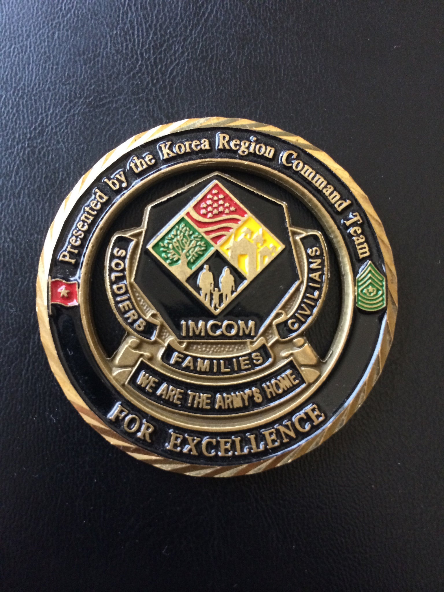 IMCOM Korea Region Commanding General and CSM – ChallengeCoinTrader, LLC