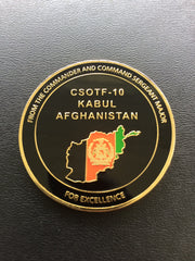 Combined Special Operations Task Force X (CSOTF-10) Commander & CSM Afghanistan