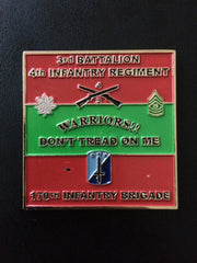 170th Infantry Brigade, 4th Infantry Regiment, 3rd Battalion Commander and CSM