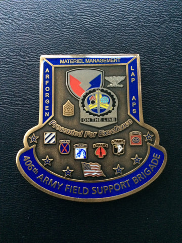 406th Army Field Support Brigade Commander & CSM