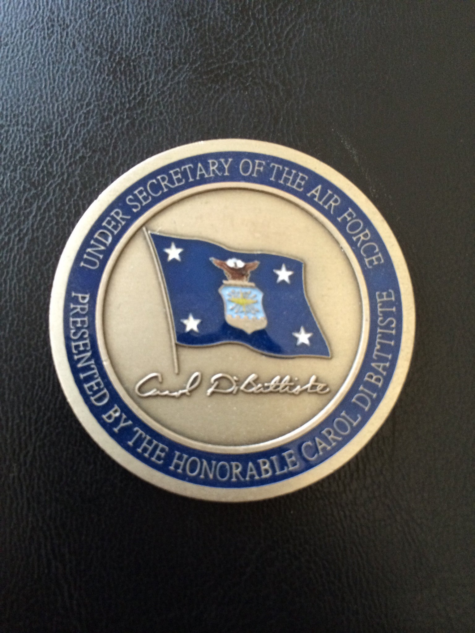 Under Secretary of the Air Force (20th) Carol A. DiBattiste (Blue Flag)