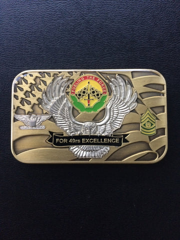 49th Quartermaster Group Commander & CSM
