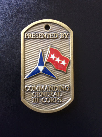 III Corps Commanding General LTG B.B. Bell