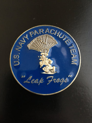 US Navy Parachute Team "Leap Frogs" Challenge Coin