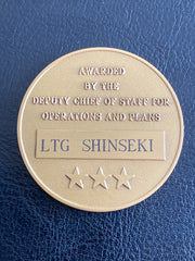 Army Deputy Chief of Staff for Operations and Plans LTG Shinseki