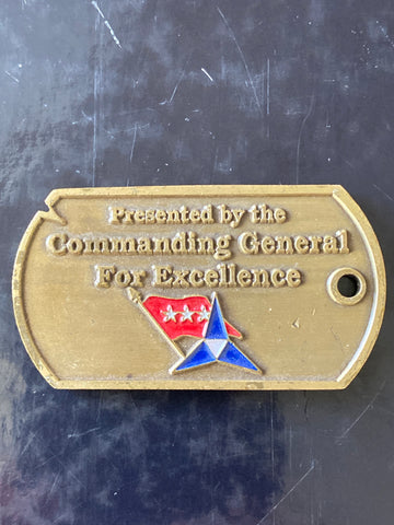 III Corps Commanding General (Dog Tag)