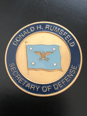 Secretary of Defense (21st) Donald H. Rumsfeld (Round)