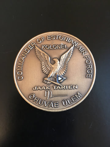 ESTONIA Air Force Commander COL Jaak Tarien