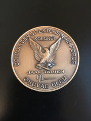 ESTONIA Air Force Commander COL Jaak Tarien