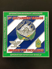3rd Infantry Division Sustainment Brigade Commander & CSM