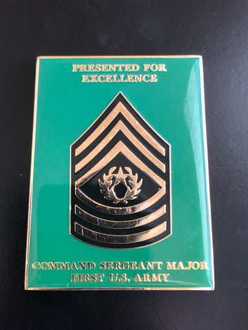 First U.S. Army Command Sergeant Major