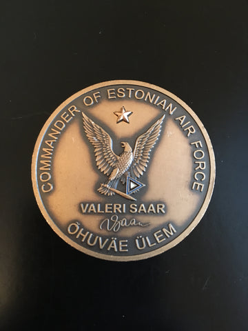 ESTONIA Air Force Commander BG Valeri Saar