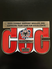 555th Combat Support Brigade (ME) Commander & CSM