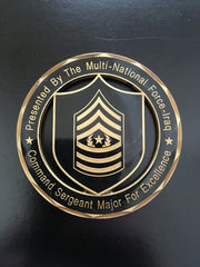 MNF-I Command Senior Enlisted Leader CSM Marvin Hill