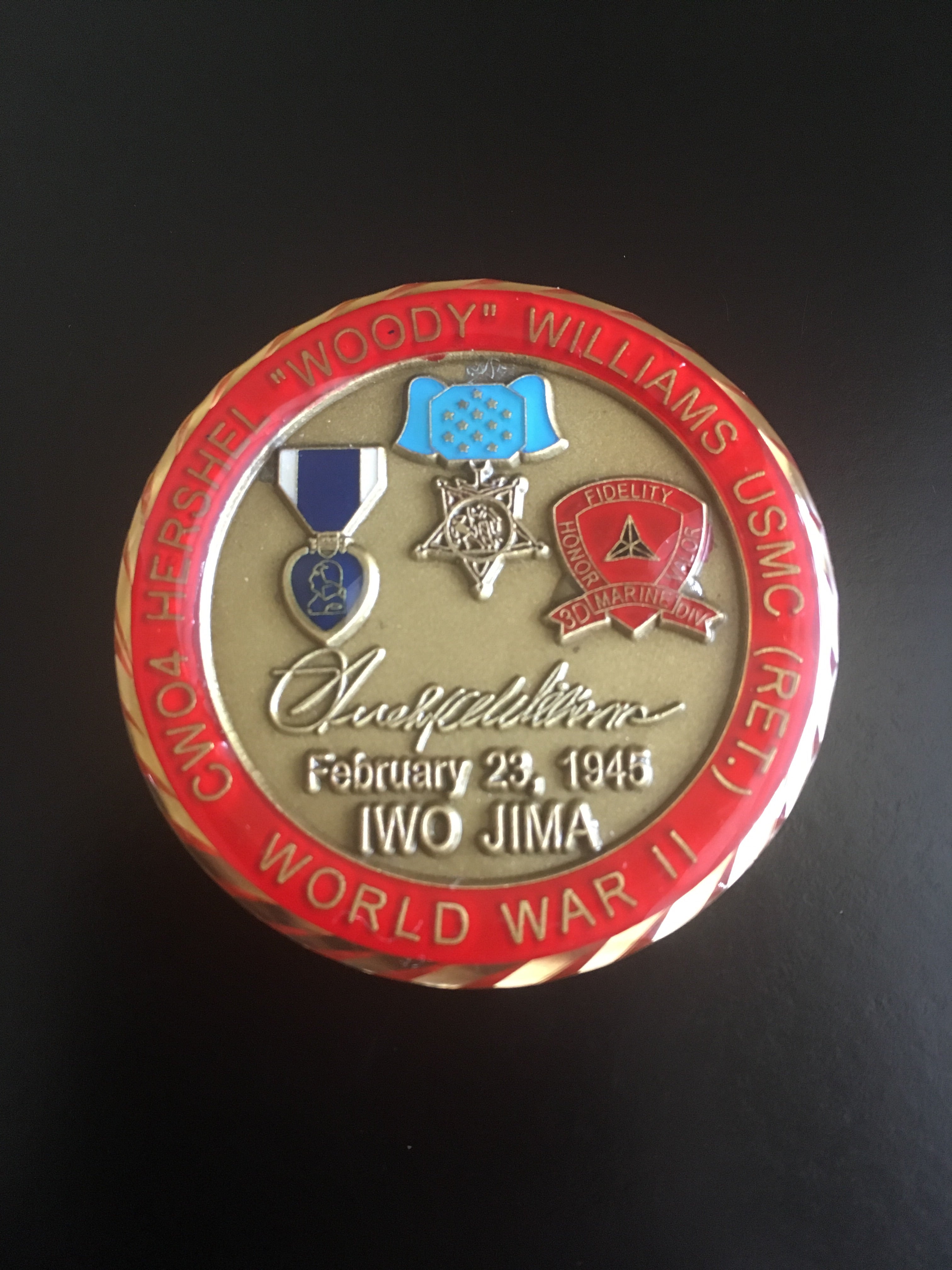 Medal of Honor (MoH) Recipient CWO4 Woody Williams